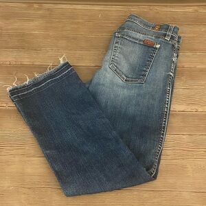 7 For All Mankind Cropped Boot jeans